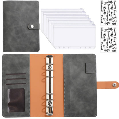 Premium Leather Wallet Notebook Planner Organizer