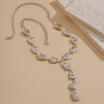 Cofik | Chic Natural Stone Drop Necklace