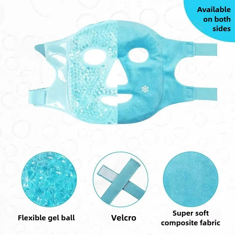 Thermal Full Face Gel Mask with Eye Mask