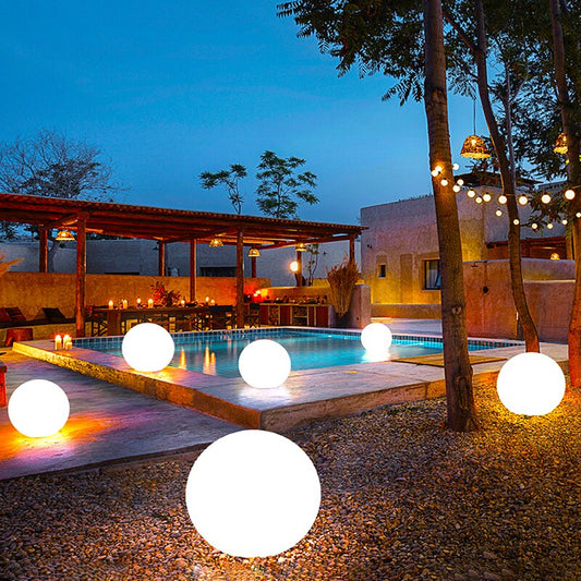 Bright Outdoor Solar Powered Garden Ball Lamp - Cofik