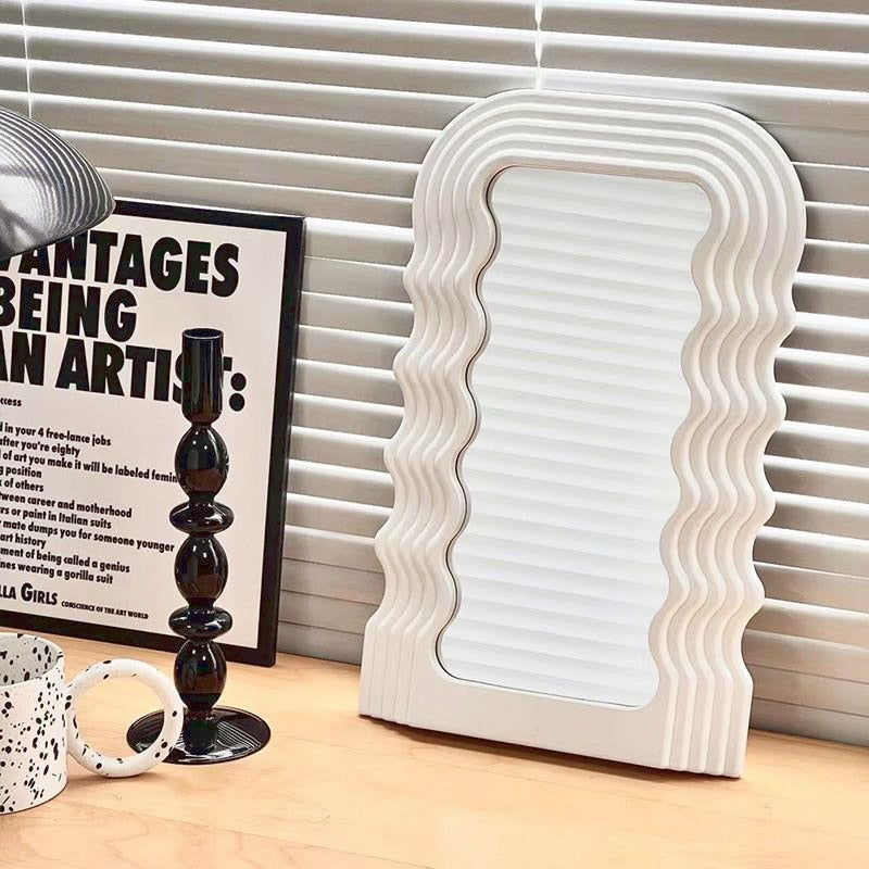 Vintage Wave Resistant Wall Mirror