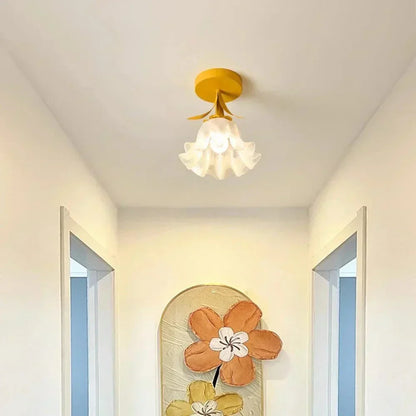 Small Floral Pendant Light