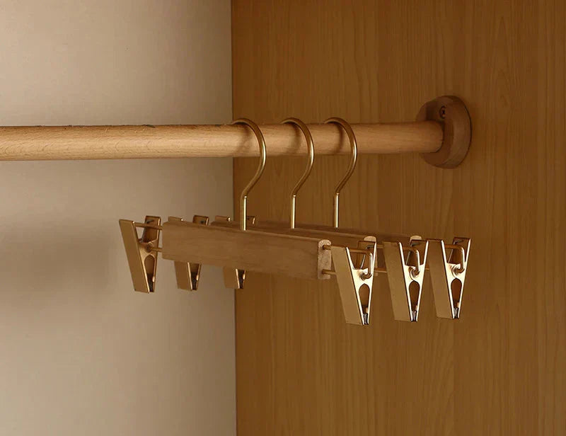 Sturdy Wooden Closet Hangers with Broad Shoulders - Cofik