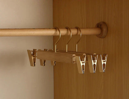Sturdy Wooden Closet Hangers with Broad Shoulders - Cofik
