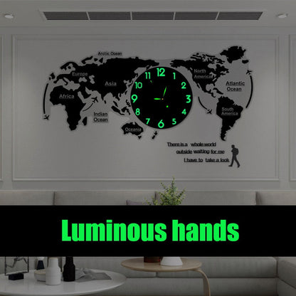 Stylish 3D DIY Acrylic Wall Clock Decor