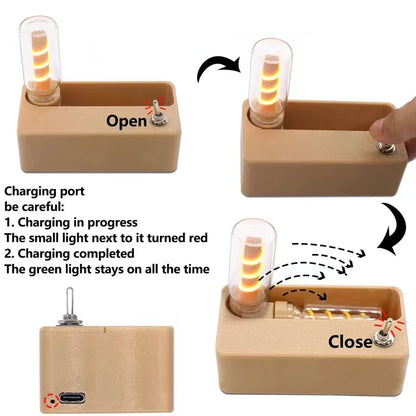 Automatic Flip USB Night Light