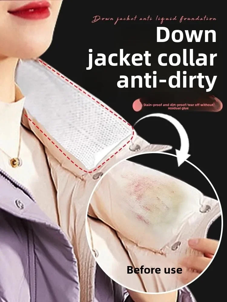 Clear Shirt Collar Protector Stickers