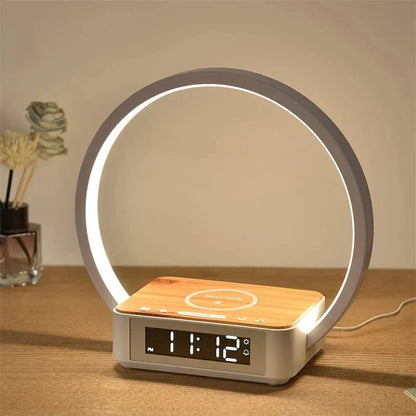 Smart Round Wireless Charging Table Lamp - Cofik