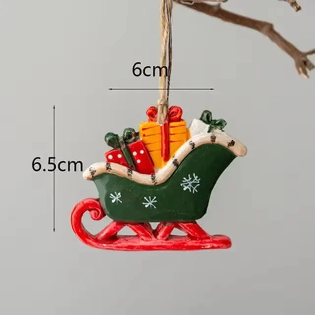 Traditional Holiday Stockings with Moose Pattern