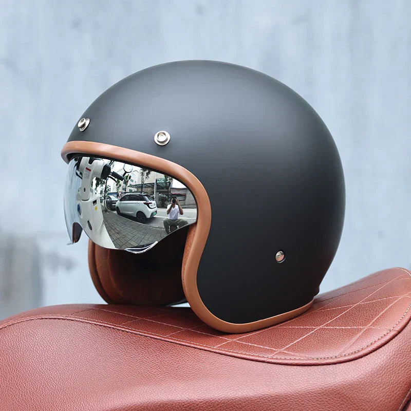 Classic Open Face Motorcycle Helmet - Valor