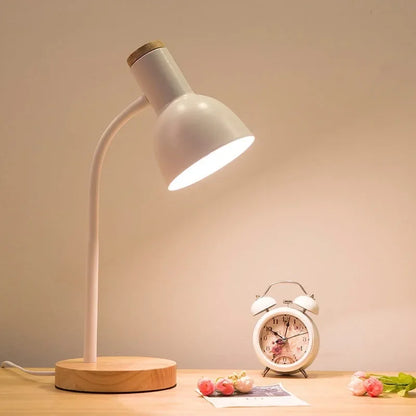 Rustic Wooden Modern LED Table Lamp