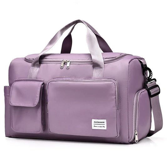 Stylish Women's 35L Travel Duffel Bag with Shoe Pocket - Cofik