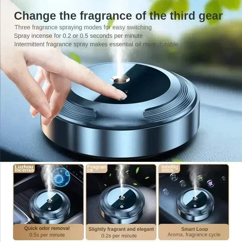 Compact Aroma Diffuser Kit with 3 Oils and USB Charging