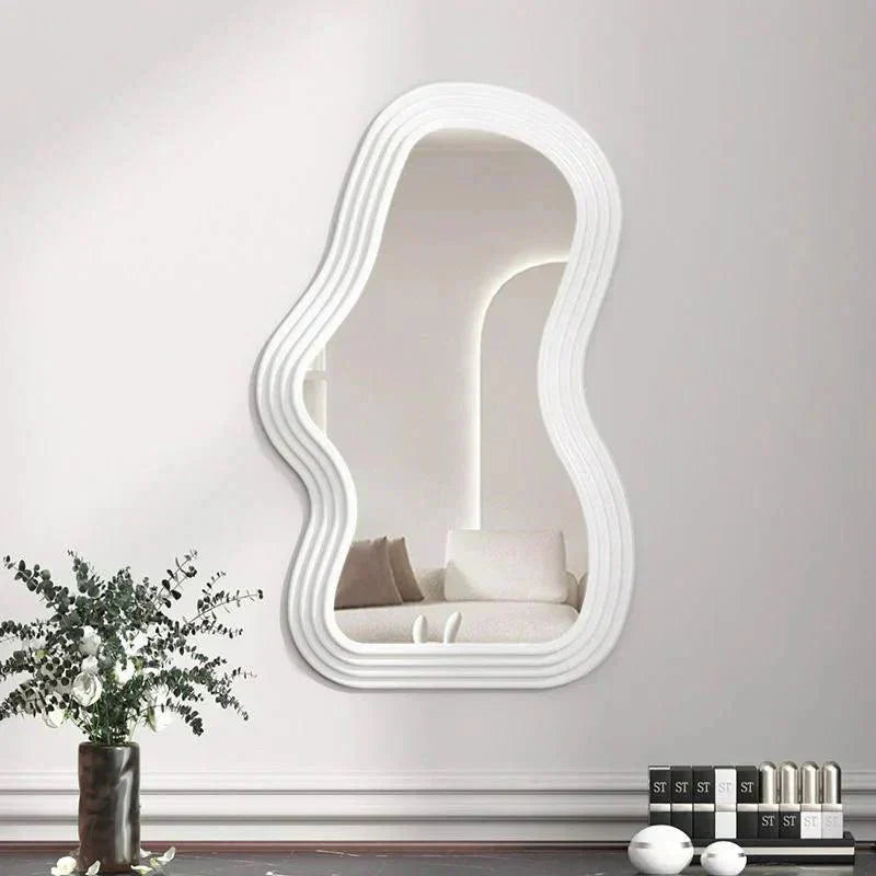 Round Cloud Wall Mirror for Home Decor