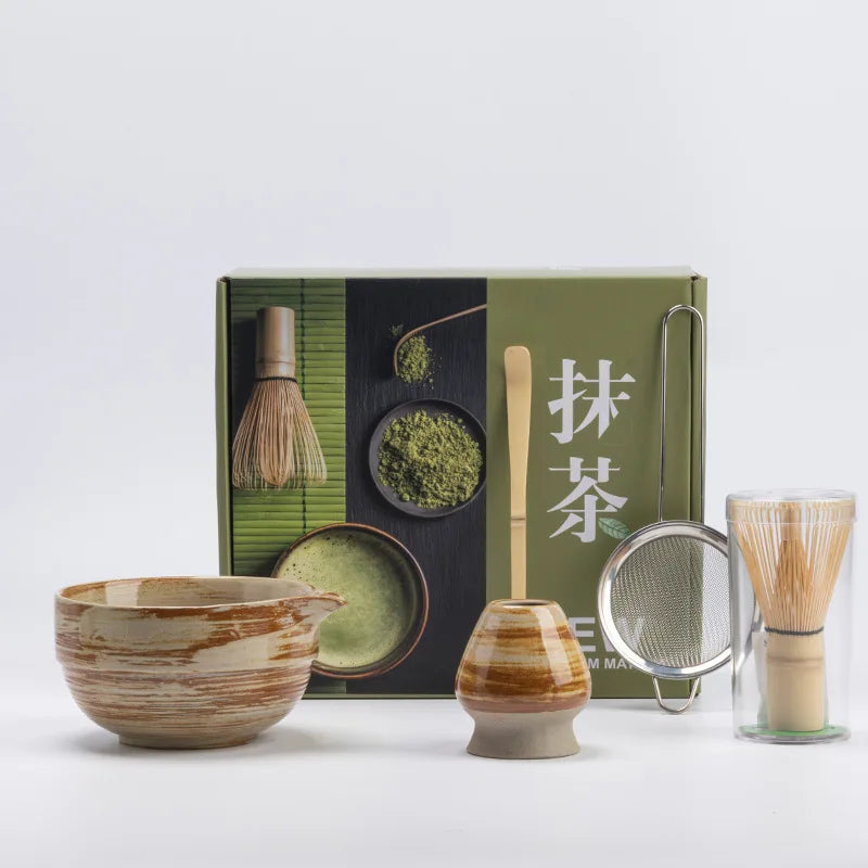 Delicate Green Tea Ceramic Set 5 Piece