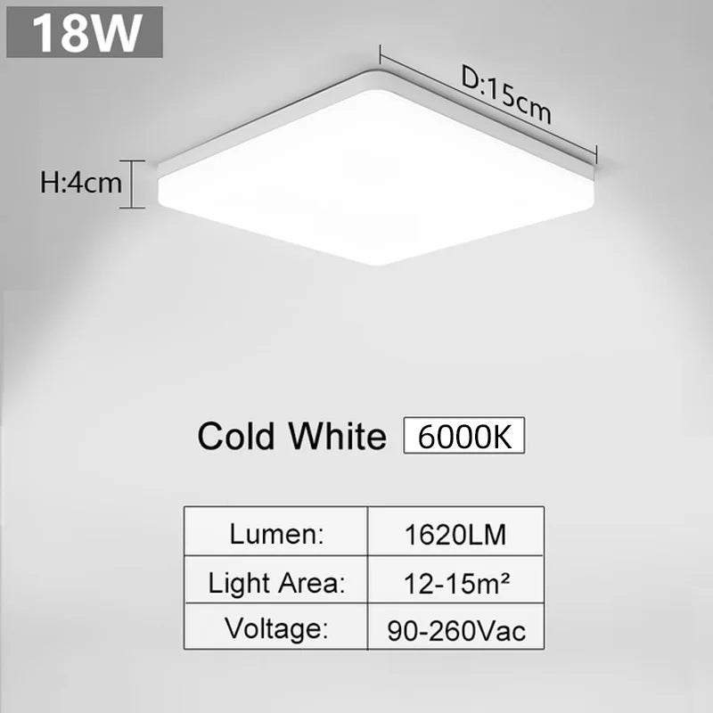 Stylish Square LED Ceiling Light