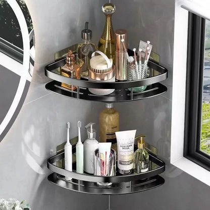 Easy Install Aluminum Bathroom Corner Shelf