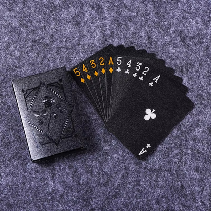 Premium Waterproof Gold Playing Cards - Cofik