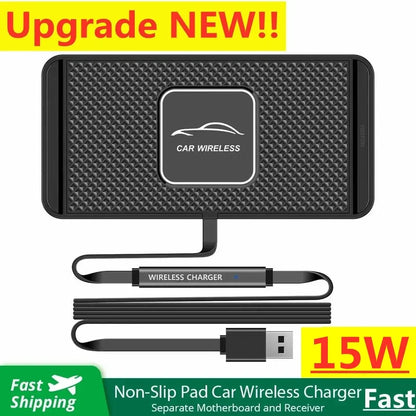 Fast Wireless Charging Pad for Car and Home Use