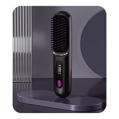 Compact Hair Straightening Brush - Cofik