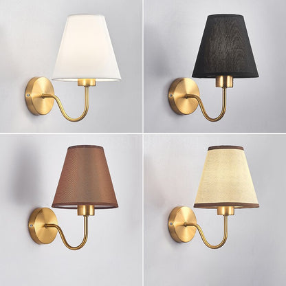 Country Style Textile Wall Light