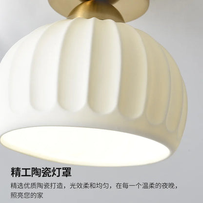Modern Glass LED Hallway Ceiling Light Fixture