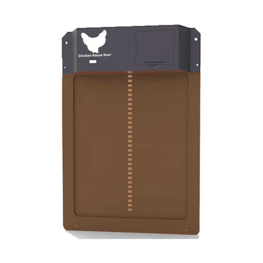 Automatic Chicken Coop Door with Timer and Weather Shield - Cofik