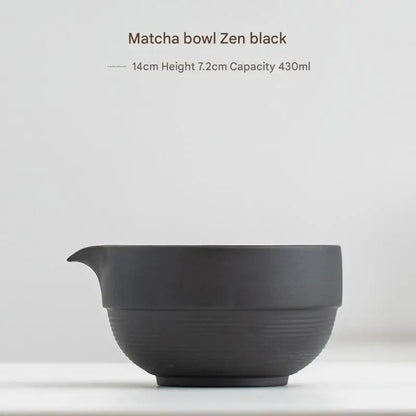 Authentic Green Tea Ceramic Matcha Bowl Standard Size