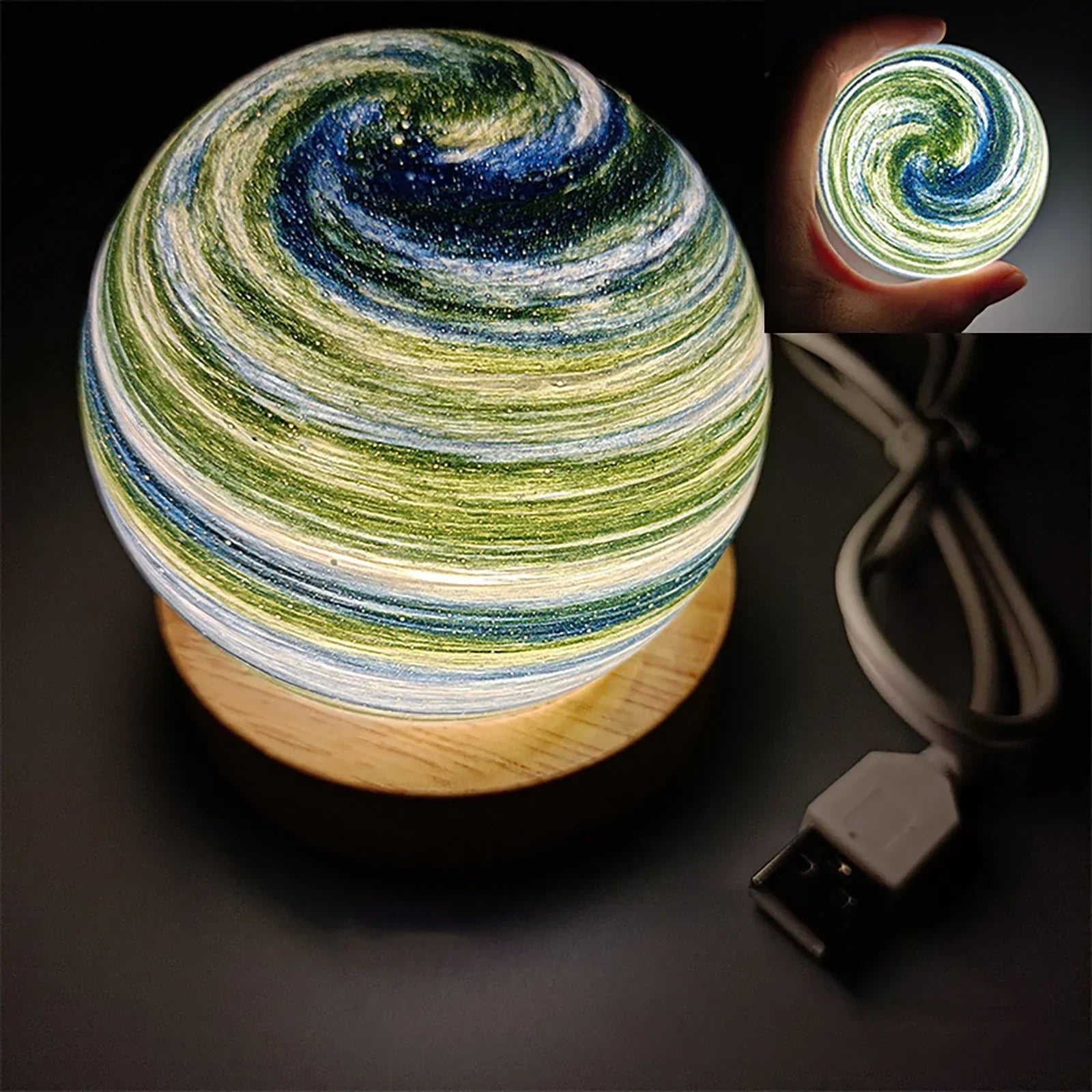 Colorful Galaxy Glow Table Lamp - Cofik