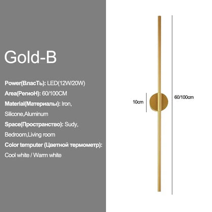 Slim LED Wall Light – Contemporary Up Down Lamp