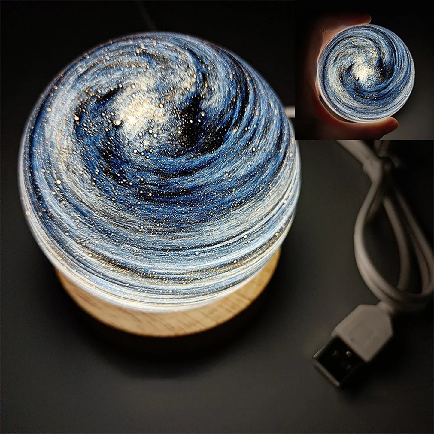 Colorful Galaxy Glow Table Lamp