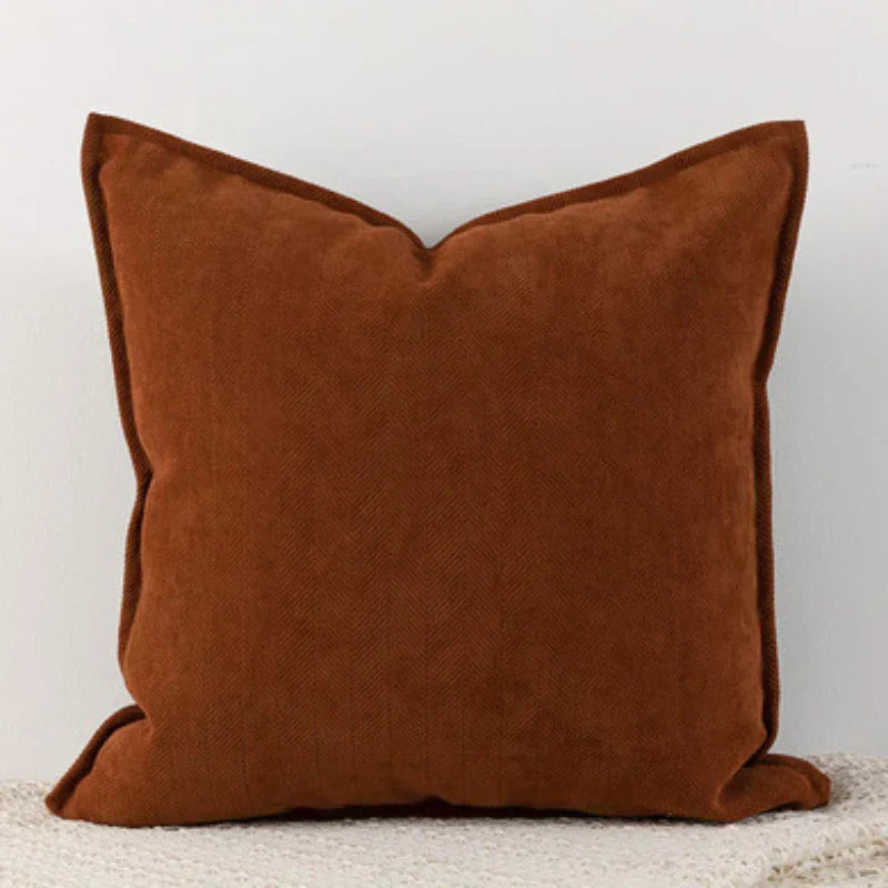 Plush Chenille Pillow Cover - Luxurious and Warm