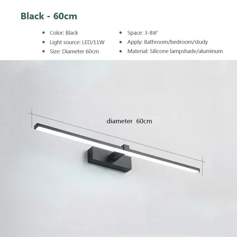 Contemporary LED Bathroom Sconce
