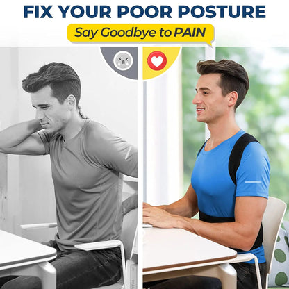 Back Support Adjustable Posture Correction Belt
