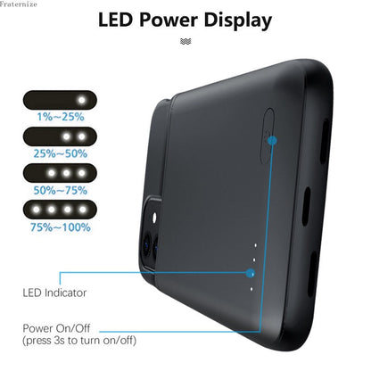 Durable Phone Case with Built-in Power Bank Charger