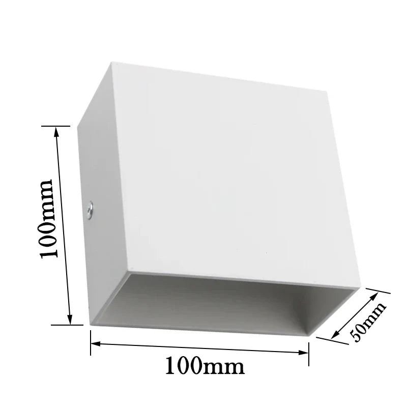Bright LED Indoor Wall Lights 2-Pack 6W