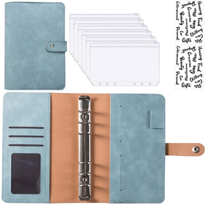 Premium Leather Wallet Notebook Planner Organizer