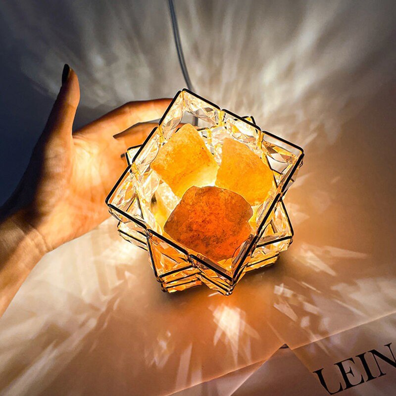 Sparkling Glass Table Mood Lamp