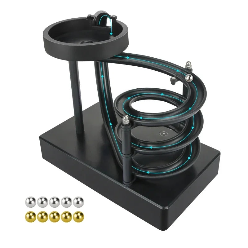 Interactive Wooden Kinetic Ball Roller Toy - Cofik