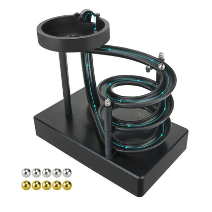 Interactive Wooden Kinetic Ball Roller Toy - Cofik