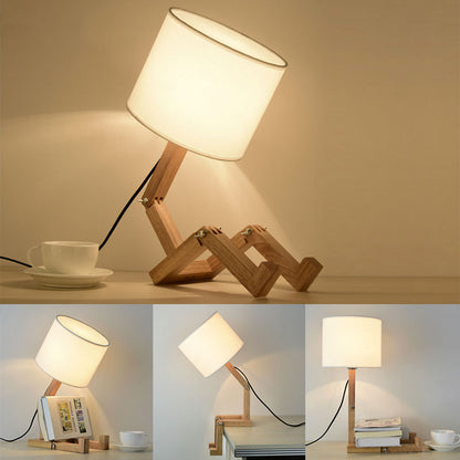 Intelligent Wooden Table Night Light