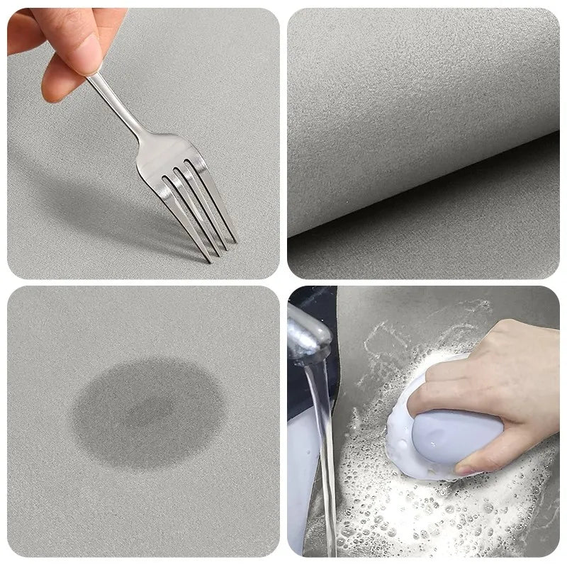Plush Grip Rug - Soft Anti-Slip Washable Floor Mat