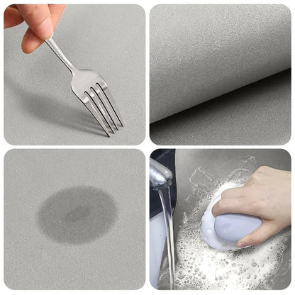 Soft Aqua Bathroom Mat Set