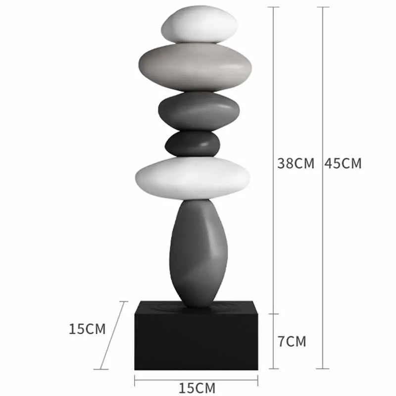 Serenene | Natural Rock Balance Table Decoration - Cofik