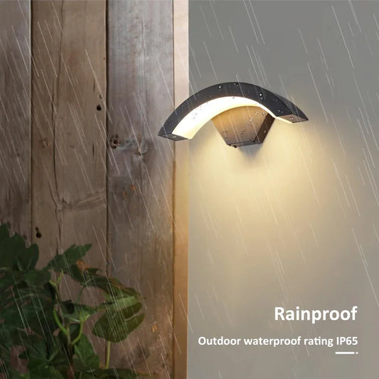 Bright Outdoor Security Wall Lamp with Motion Detector - Cofik