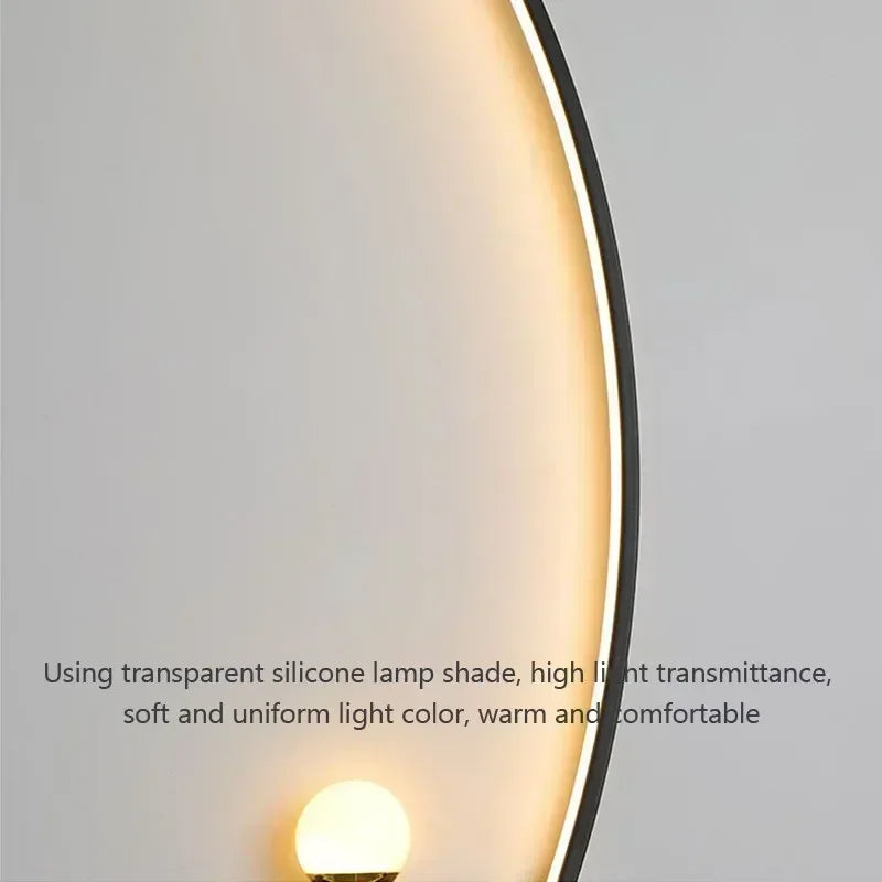 Slim LED Strip Light - 53cm Adjustable Dimming Wall Lamp