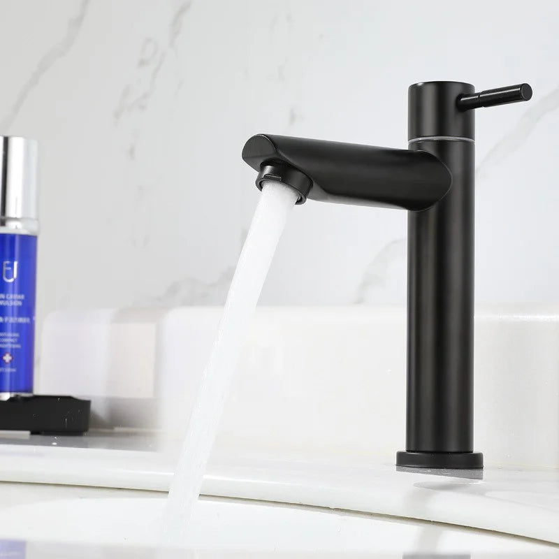 Premium Brushed Stainless Steel Bathroom Faucet