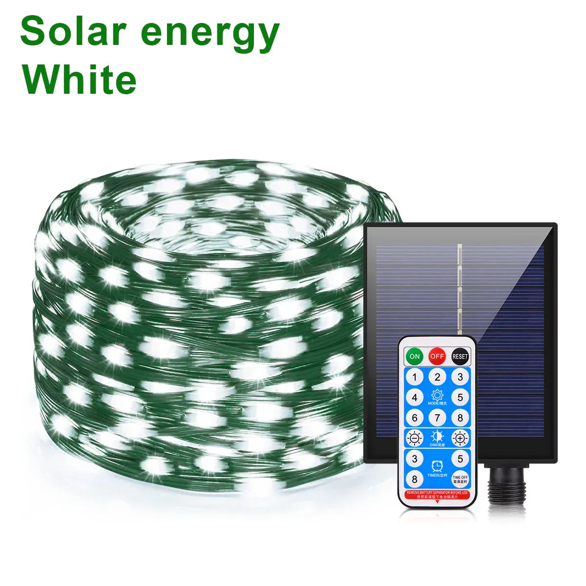 Outdoor Solar Fairy Lights 100M Waterproof LED Decorations