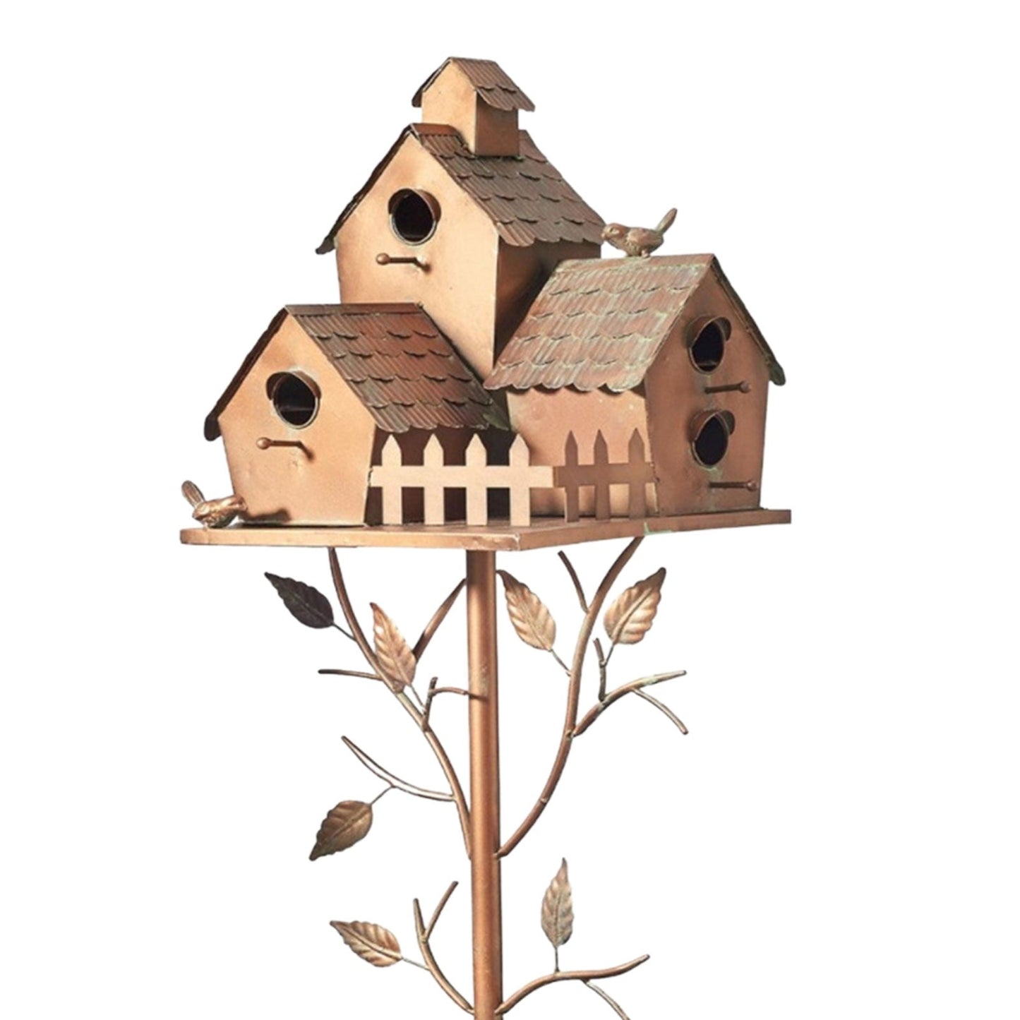 Colorful Metal Bird Garden Decoration Stake