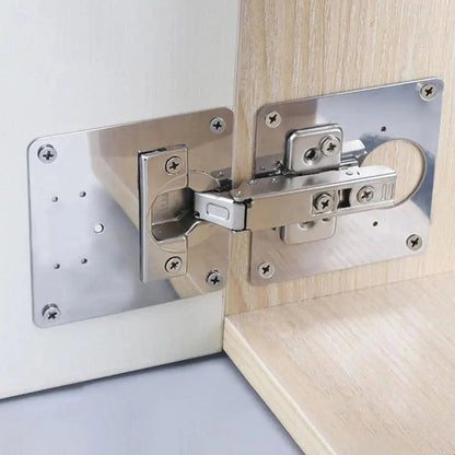 Easy Fit Hinge Repair Plates Kit with Screws